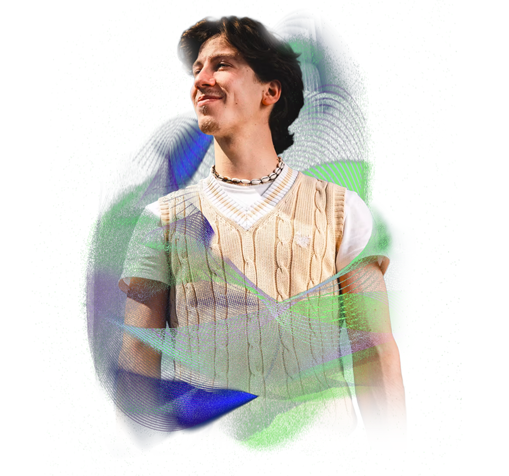 Jack Shore portrait with artistic effects